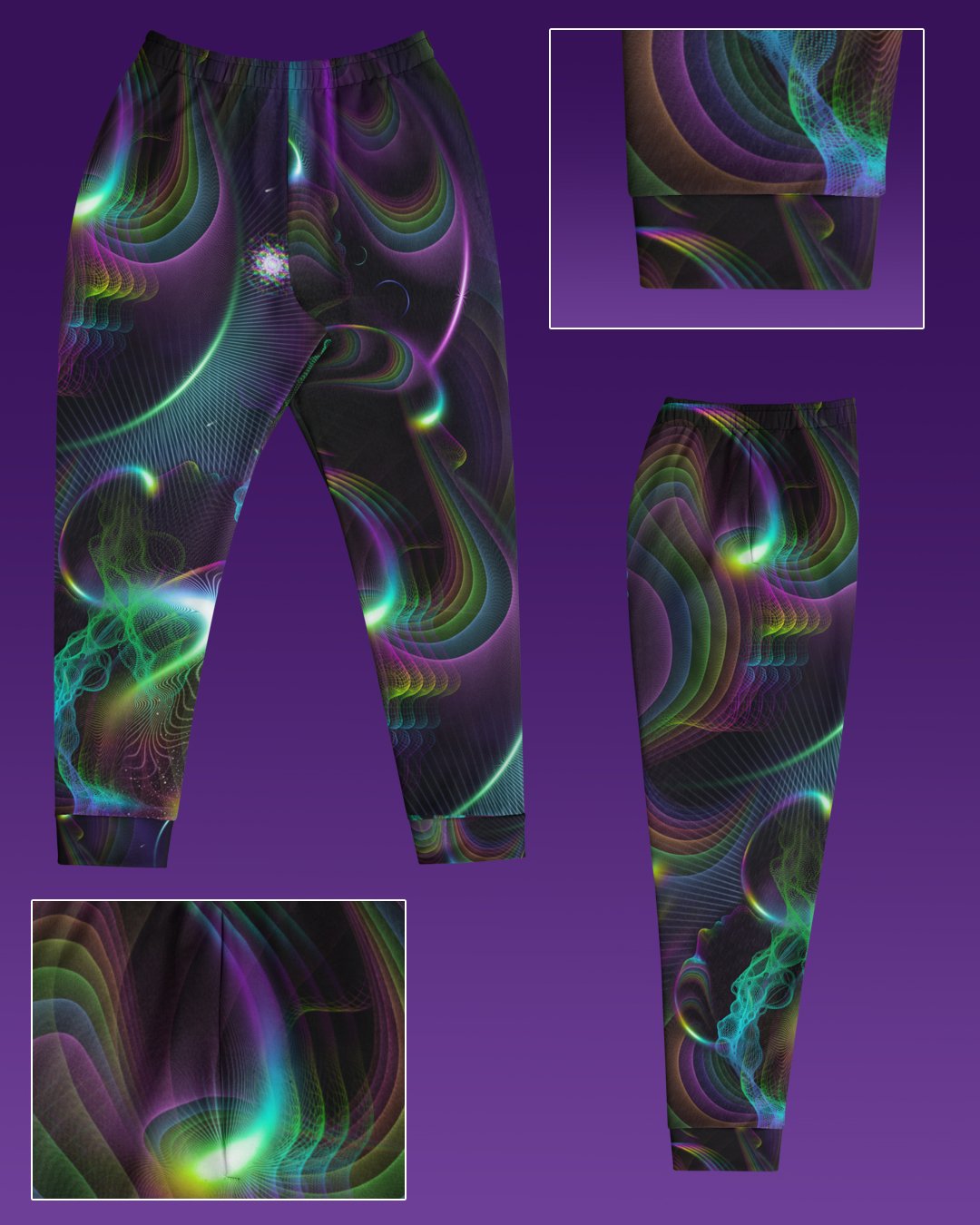 Vapor | UV/RGB Reactive Joggers