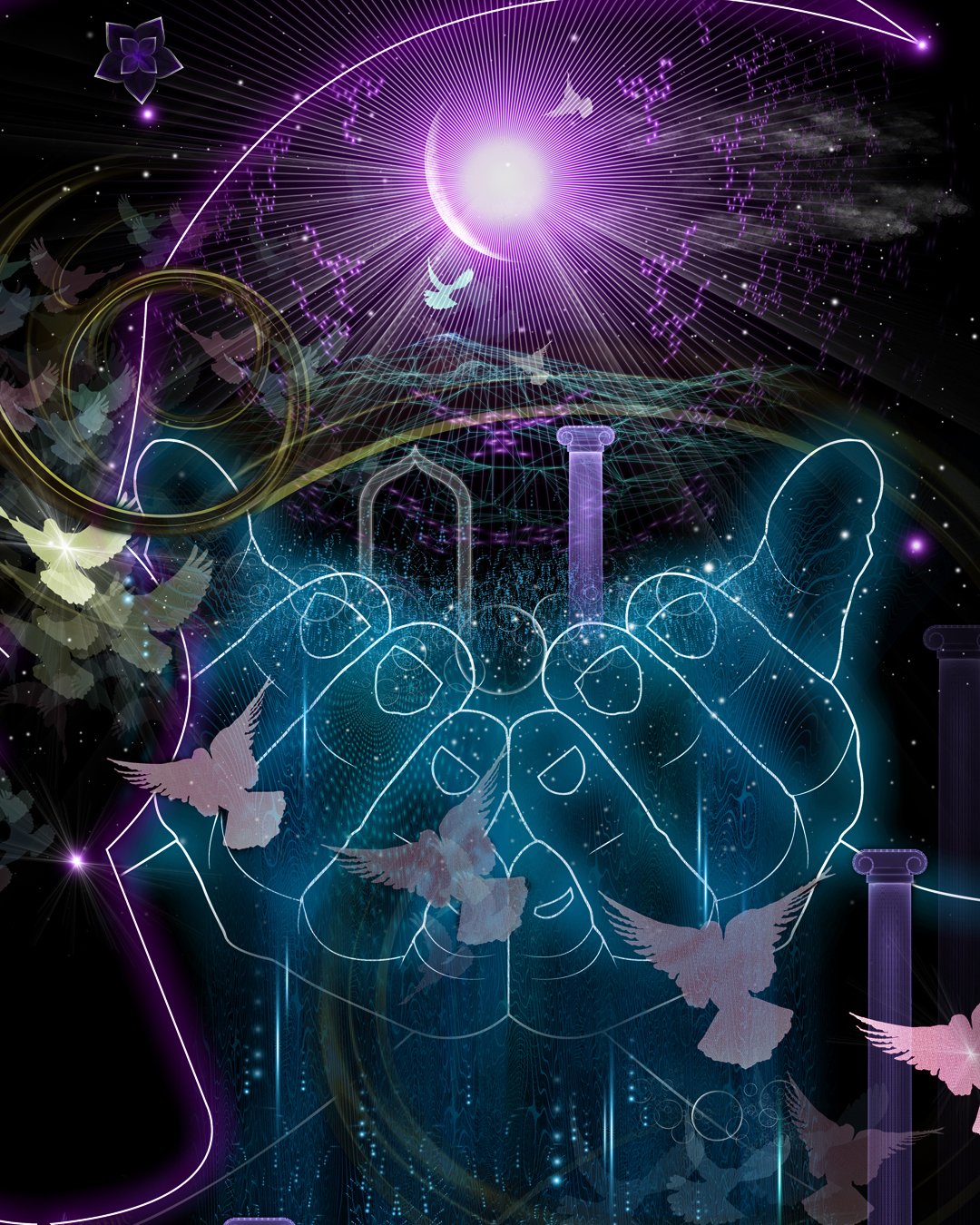 Nocturnal Lunaressence | Archival Fine Art Print - Image 2
