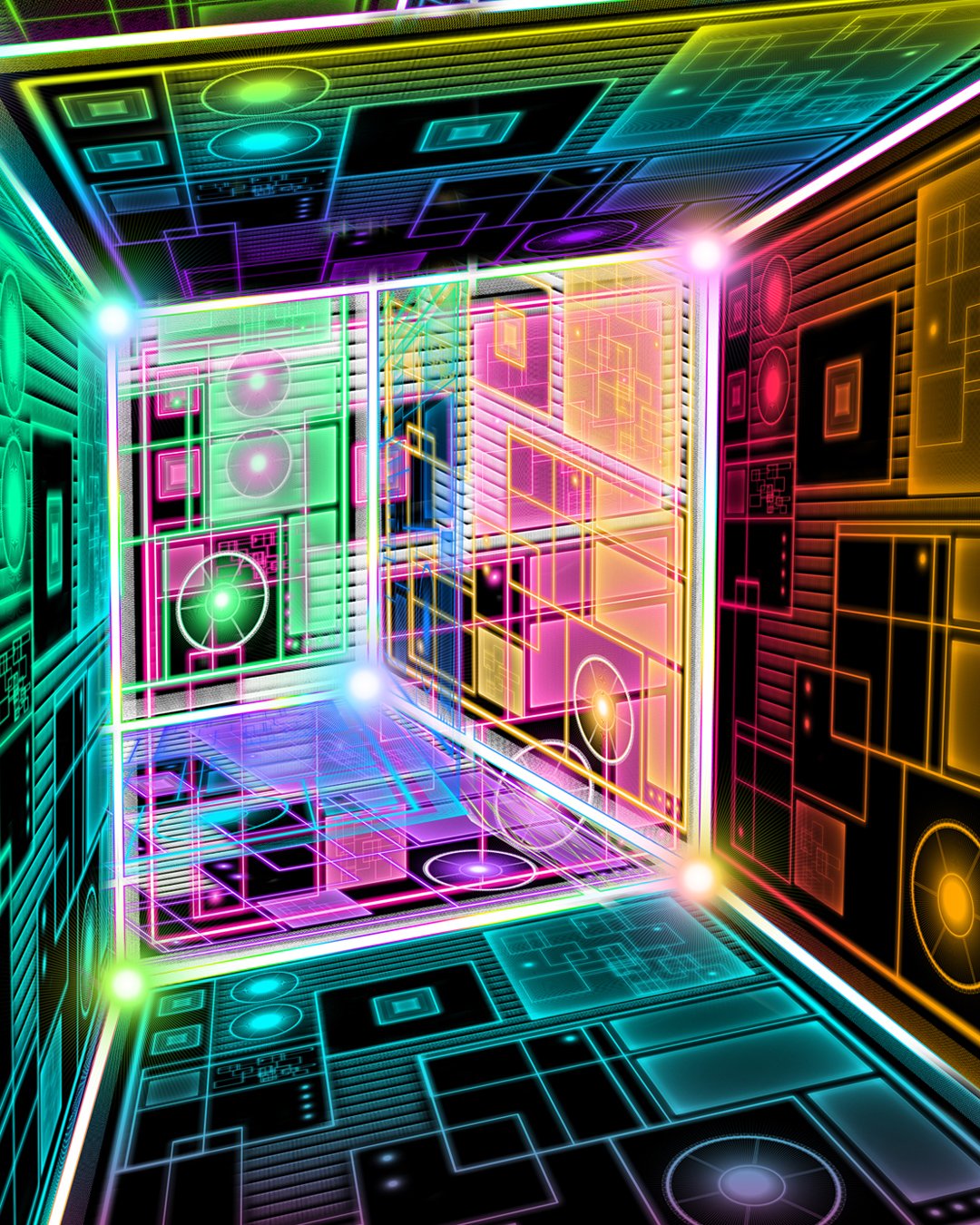 Tesseract | Archival Fine Art Print - Image 2