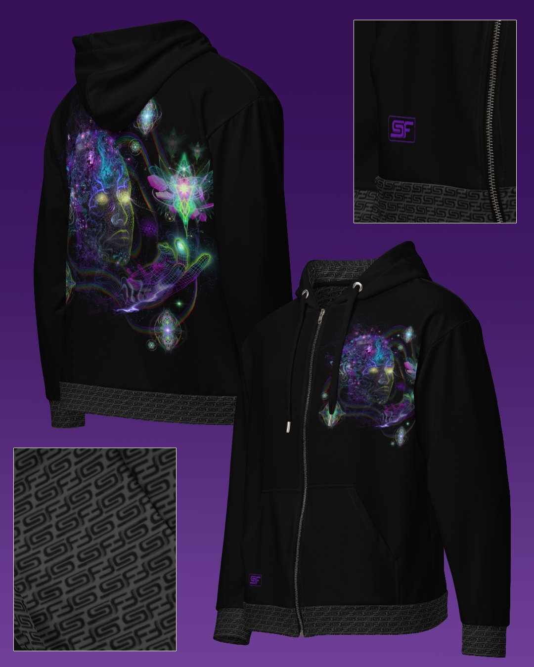 Astral Dance | UV/RGB Reactive Hoodie