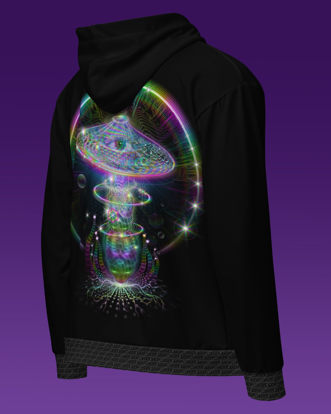 Entheopsybin | UV/RGB Reactive Hoodie - Image 3