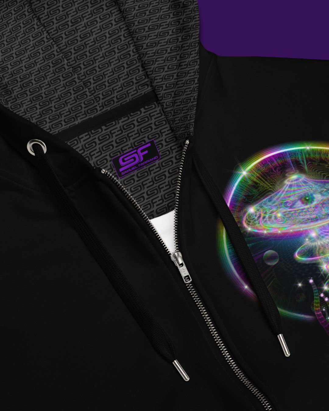 Entheopsybin | UV/RGB Reactive Hoodie - Image 4