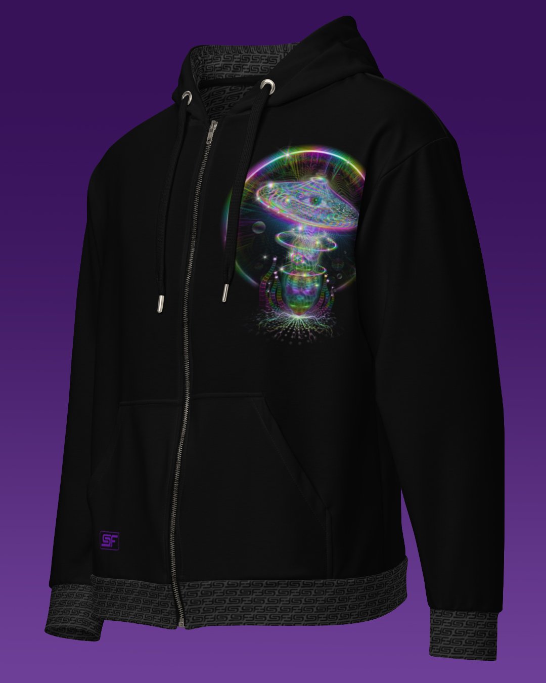 Entheopsybin | UV/RGB Reactive Hoodie - Image 2