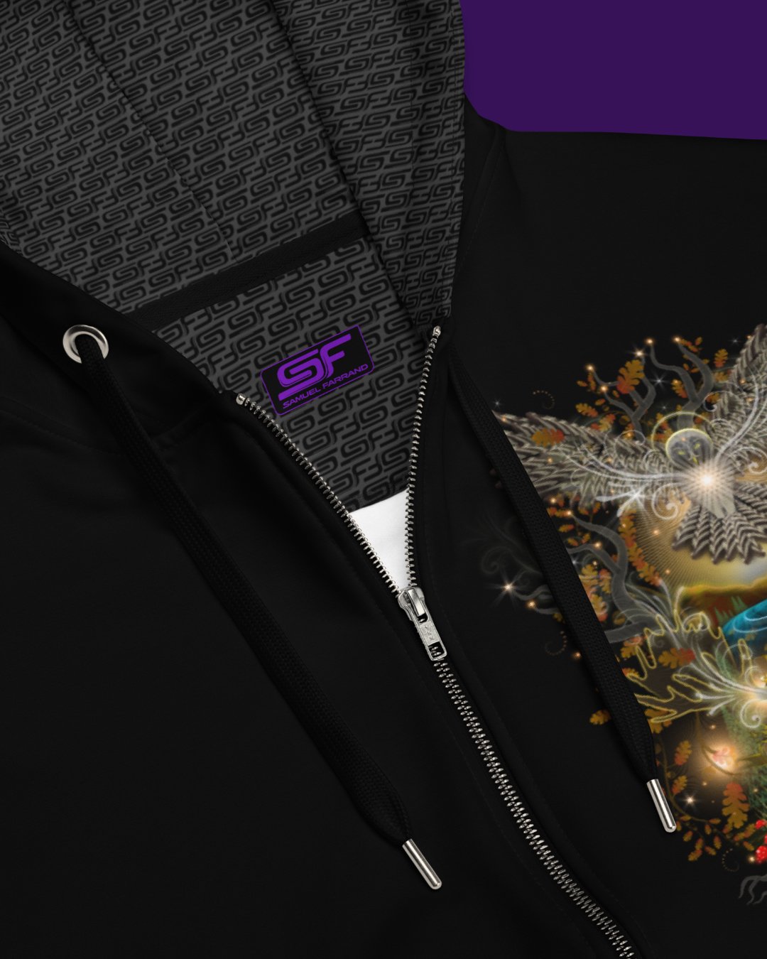 Forestcopia | UV/RGB Reactive Hoodie - Image 4