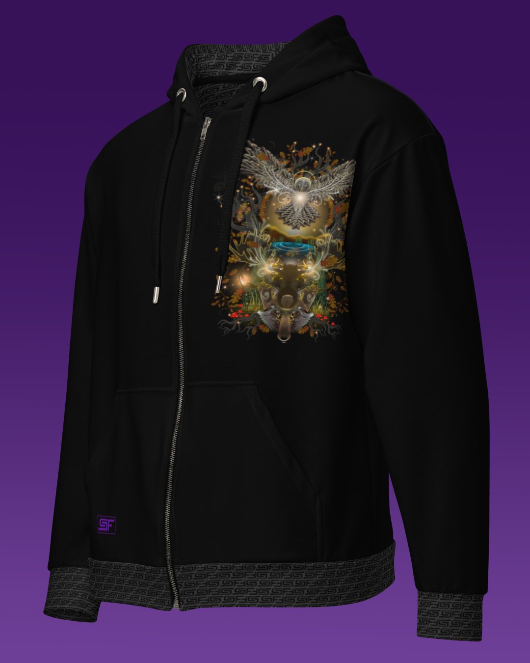 Forestcopia | UV/RGB Reactive Hoodie - Image 2