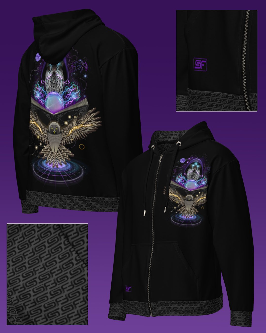 Psyorcerer | UV/RGB Reactive Hoodie