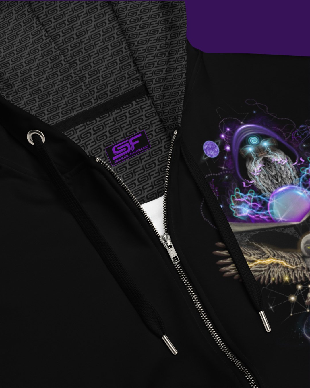 Psyorcerer | UV/RGB Reactive Hoodie - Image 4
