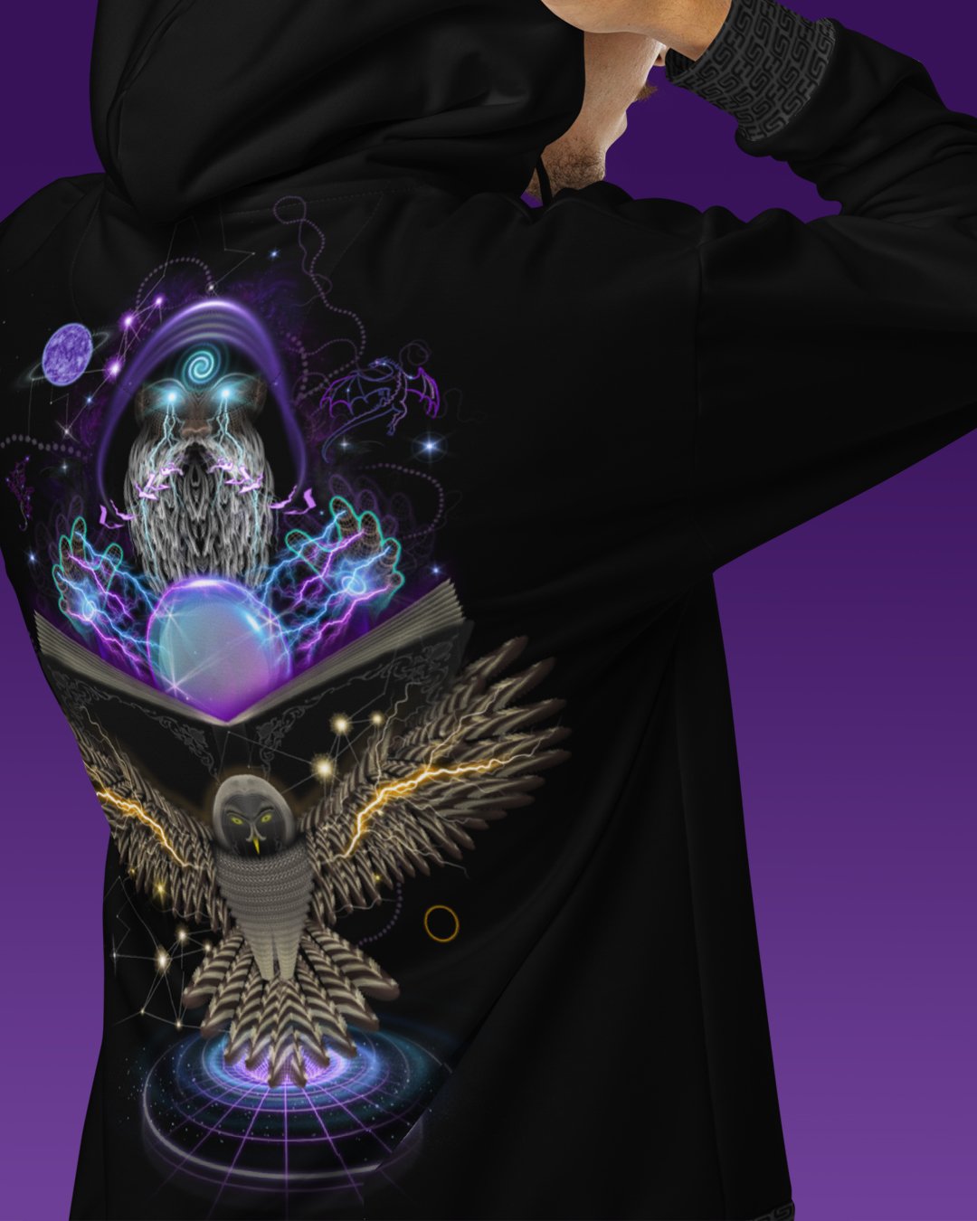 Psyorcerer | UV/RGB Reactive Hoodie - Image 5