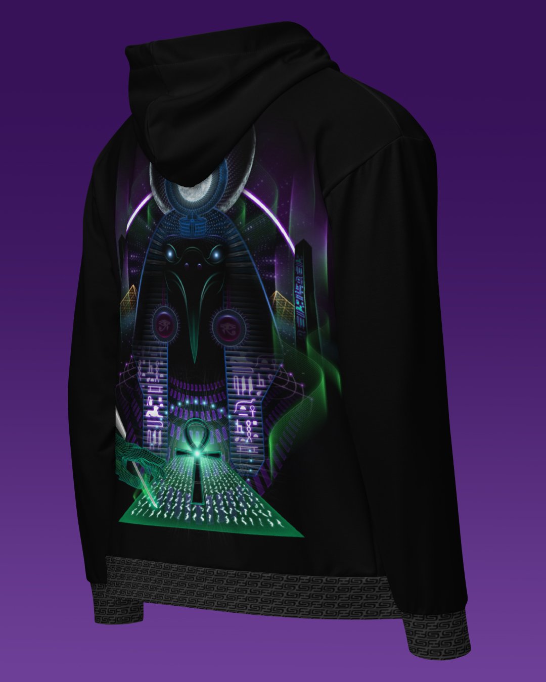 Thoth | UV/RGB Reactive Hoodie - Image 3