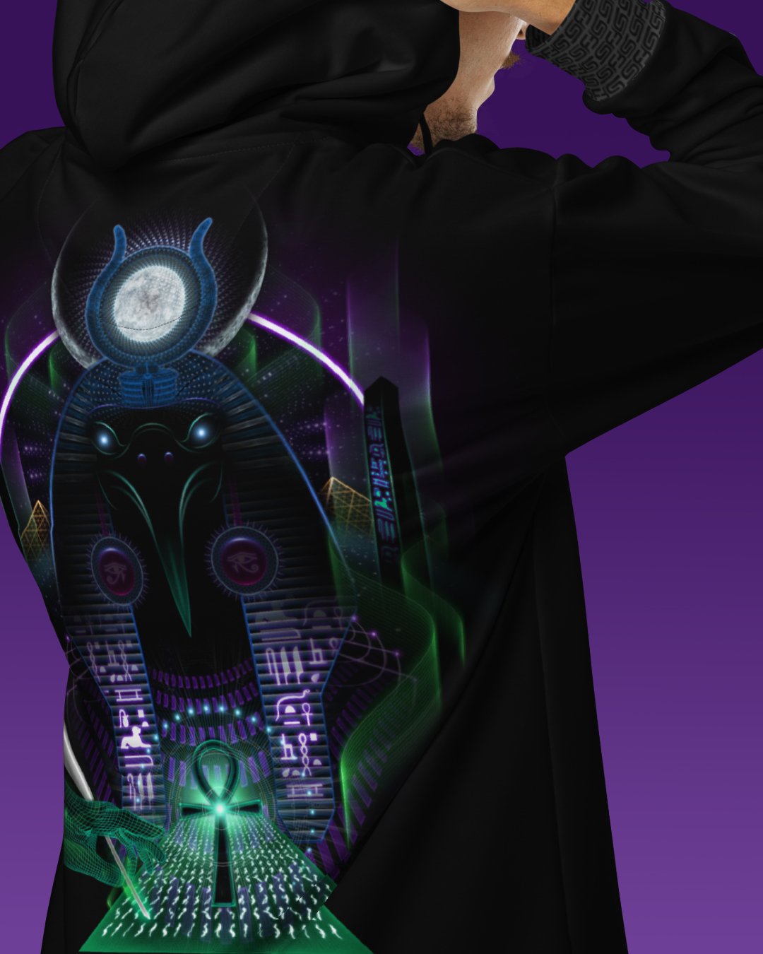 Thoth | UV/RGB Reactive Hoodie - Image 5