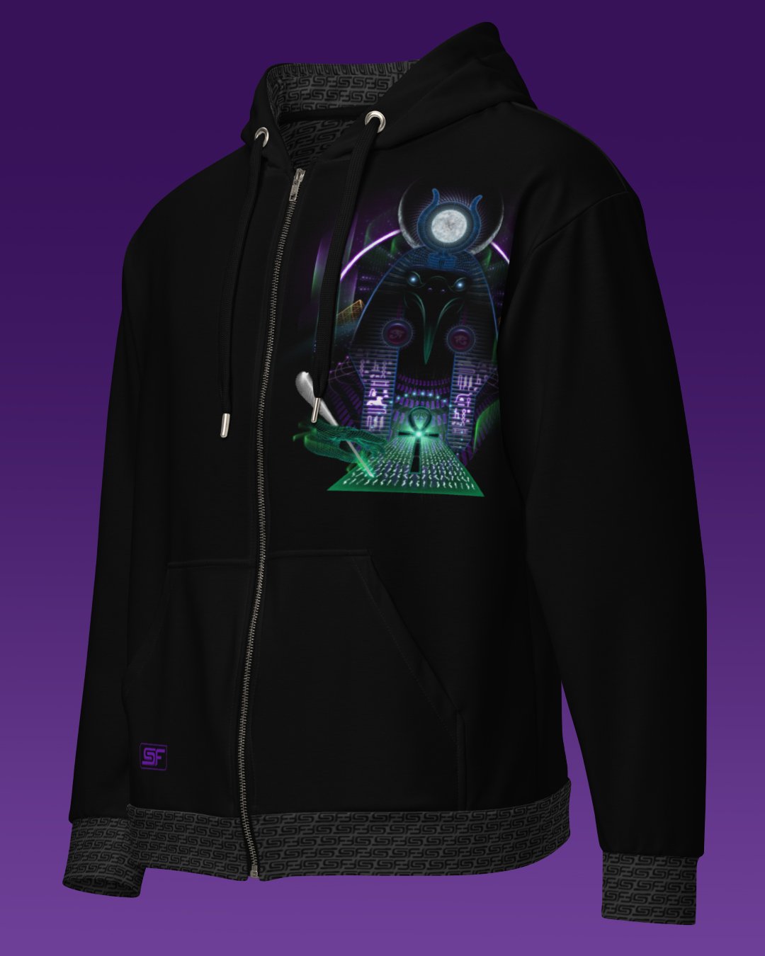 Thoth | UV/RGB Reactive Hoodie - Image 2