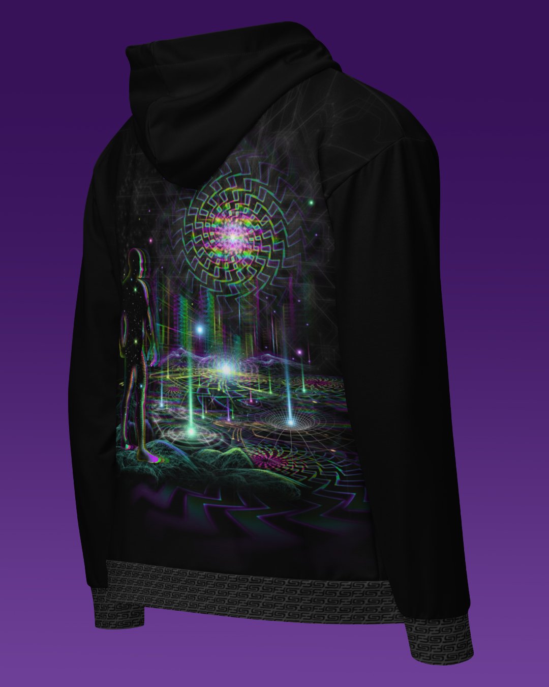 Time Traveling | UV/RGB Reactive Hoodie - Image 2