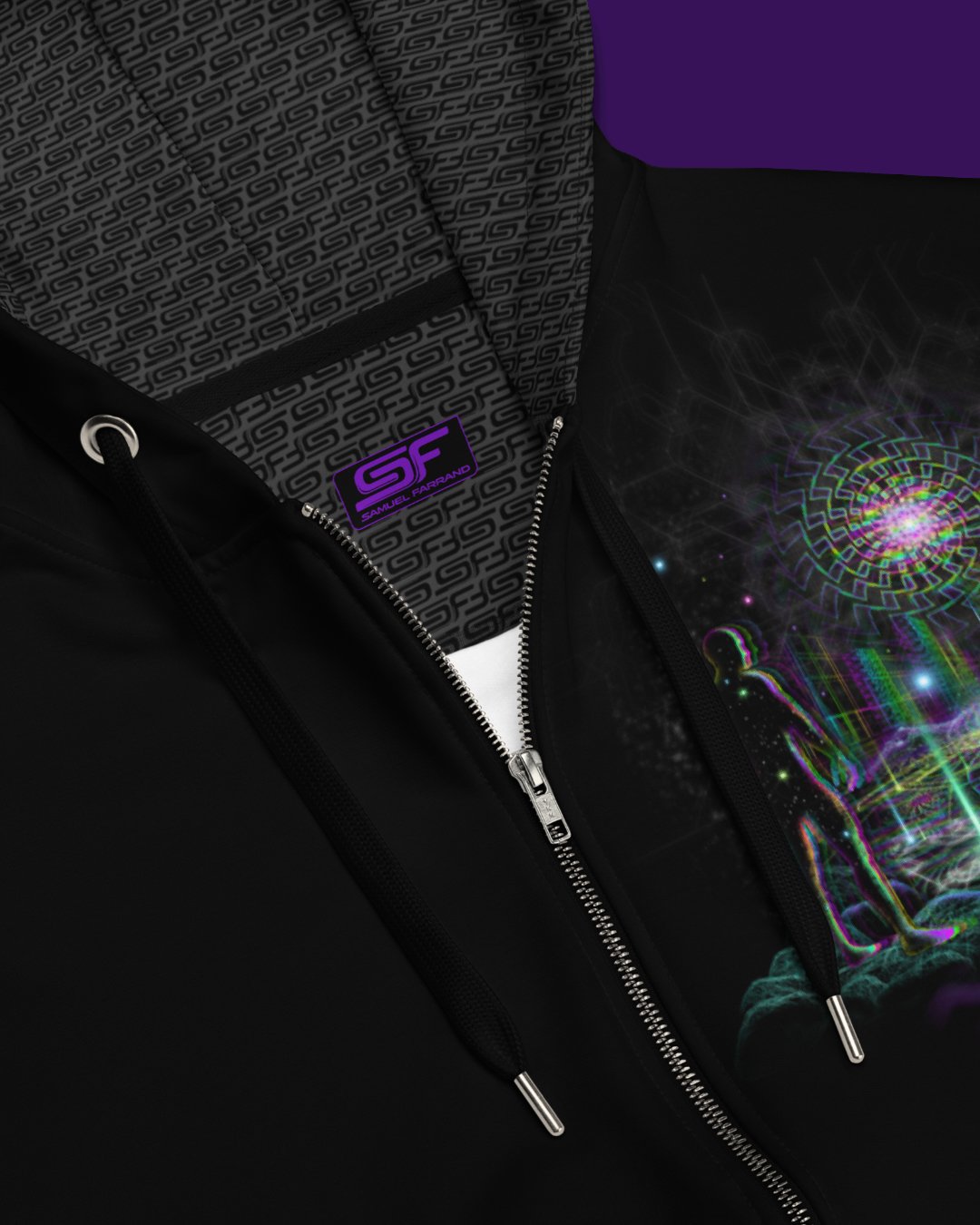 Time Traveling | UV/RGB Reactive Hoodie - Image 4