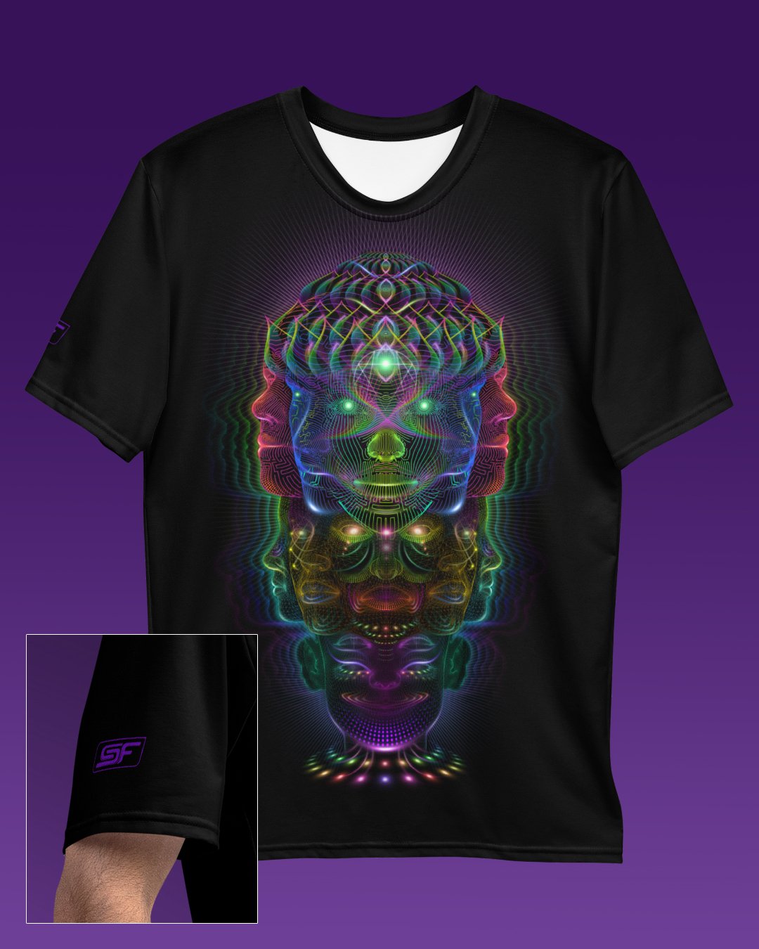Godhead | UV/RGB Reactive T-Shirt - Image 2