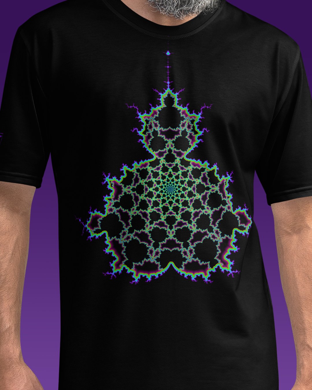 Mandelblot | UV/RGB Reactive T-Shirt