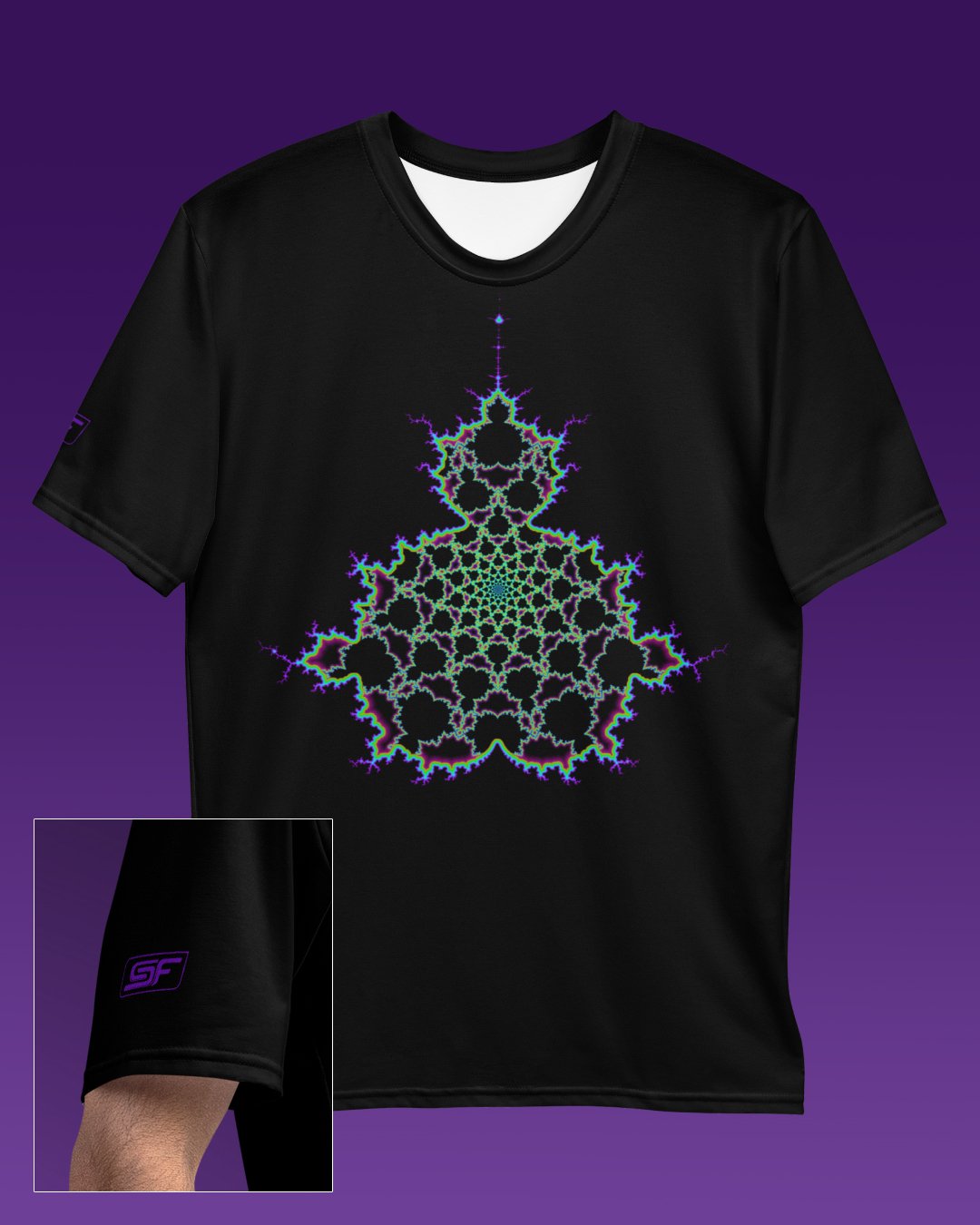 Mandelblot | UV/RGB Reactive T-Shirt - Image 2