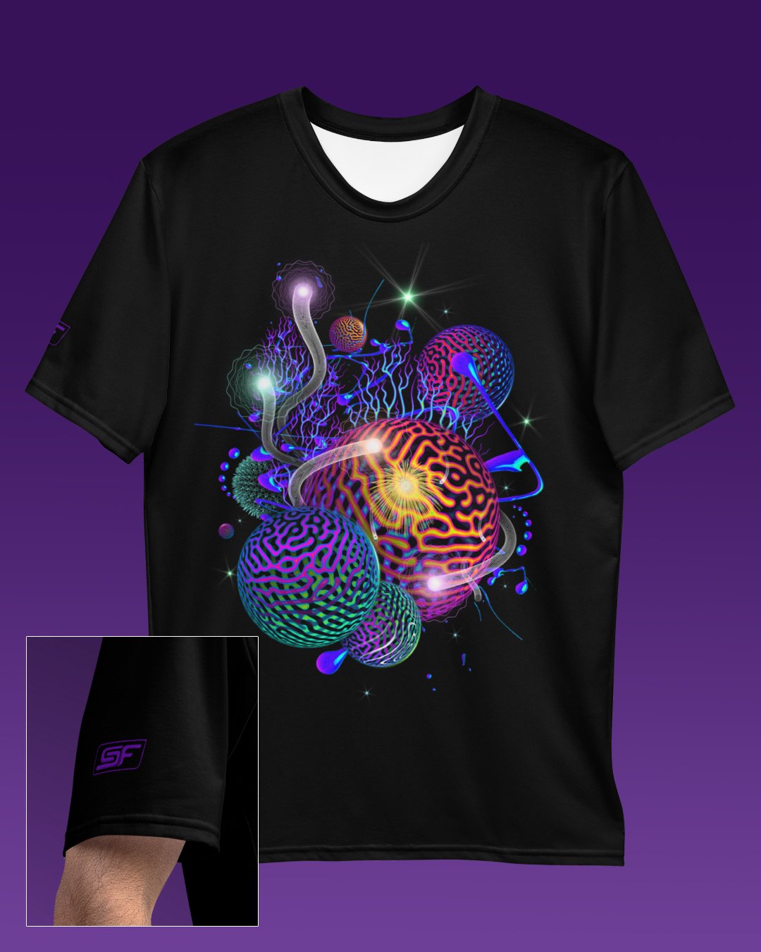 Neurogenesis | UV/RGB Reactive T-Shirt - Image 2