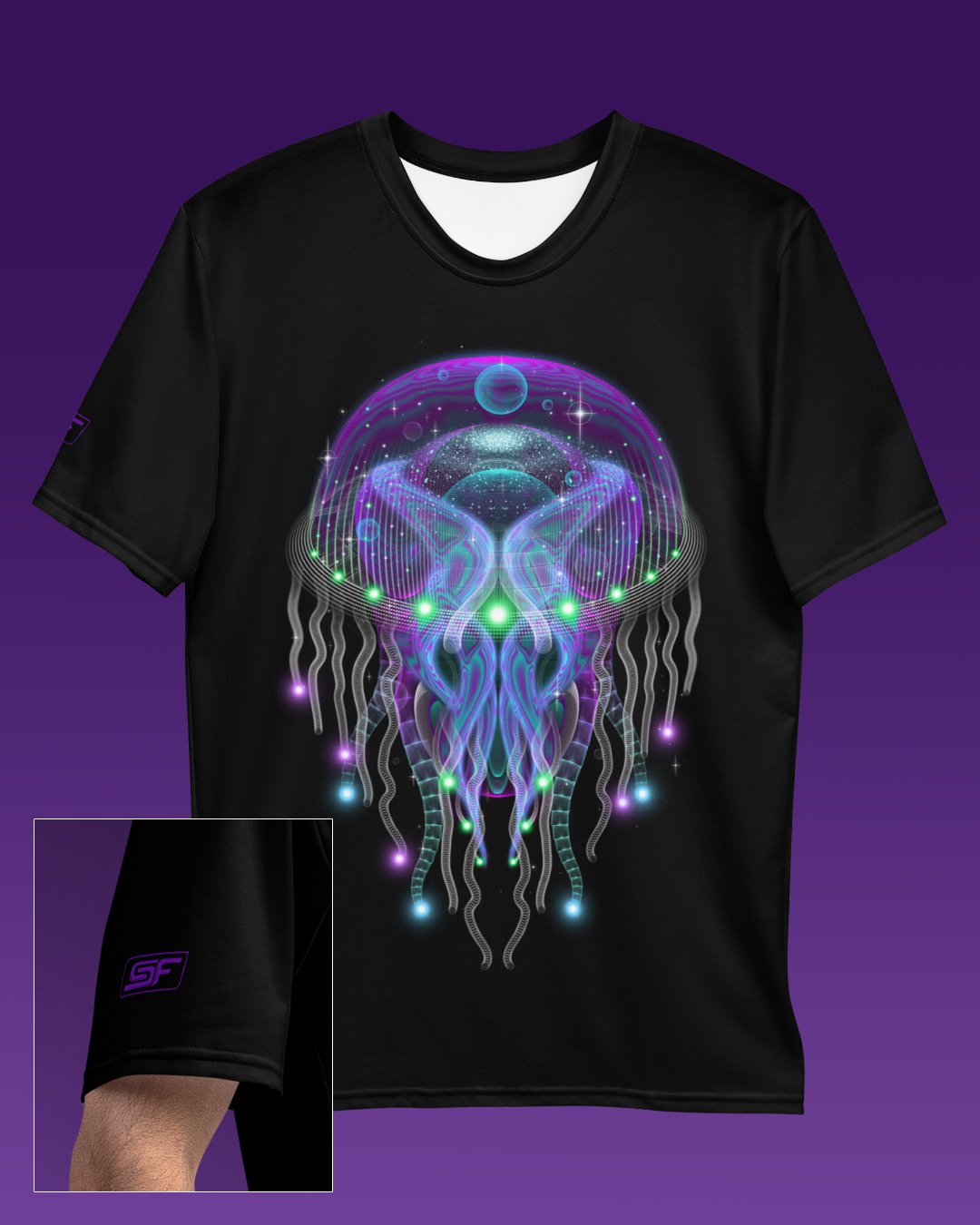 Psychezoa Luminosum | UV/RGB Reactive T-Shirt - Image 2