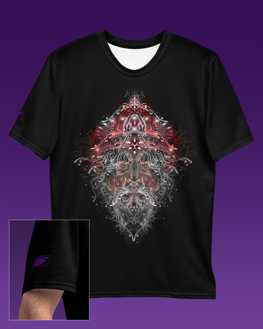Shaman Claus | UV/RGB Reactive T-Shirt - Image 2