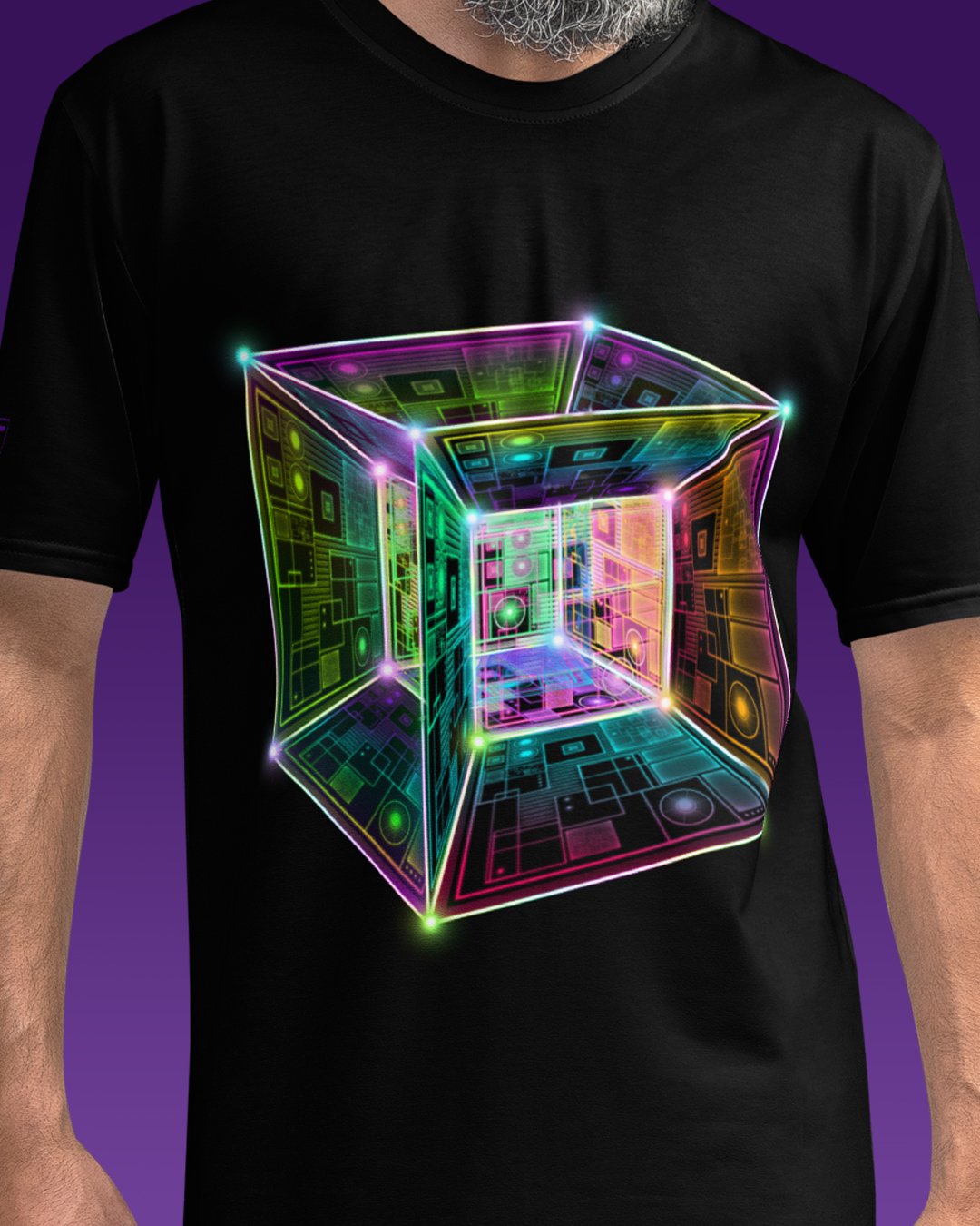 Tesseract | UV/RGB Reactive T-Shirt