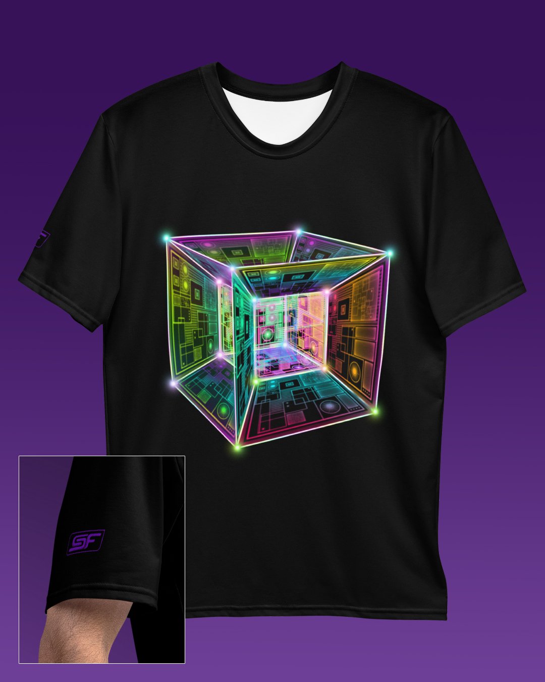 Tesseract | UV/RGB Reactive T-Shirt - Image 2