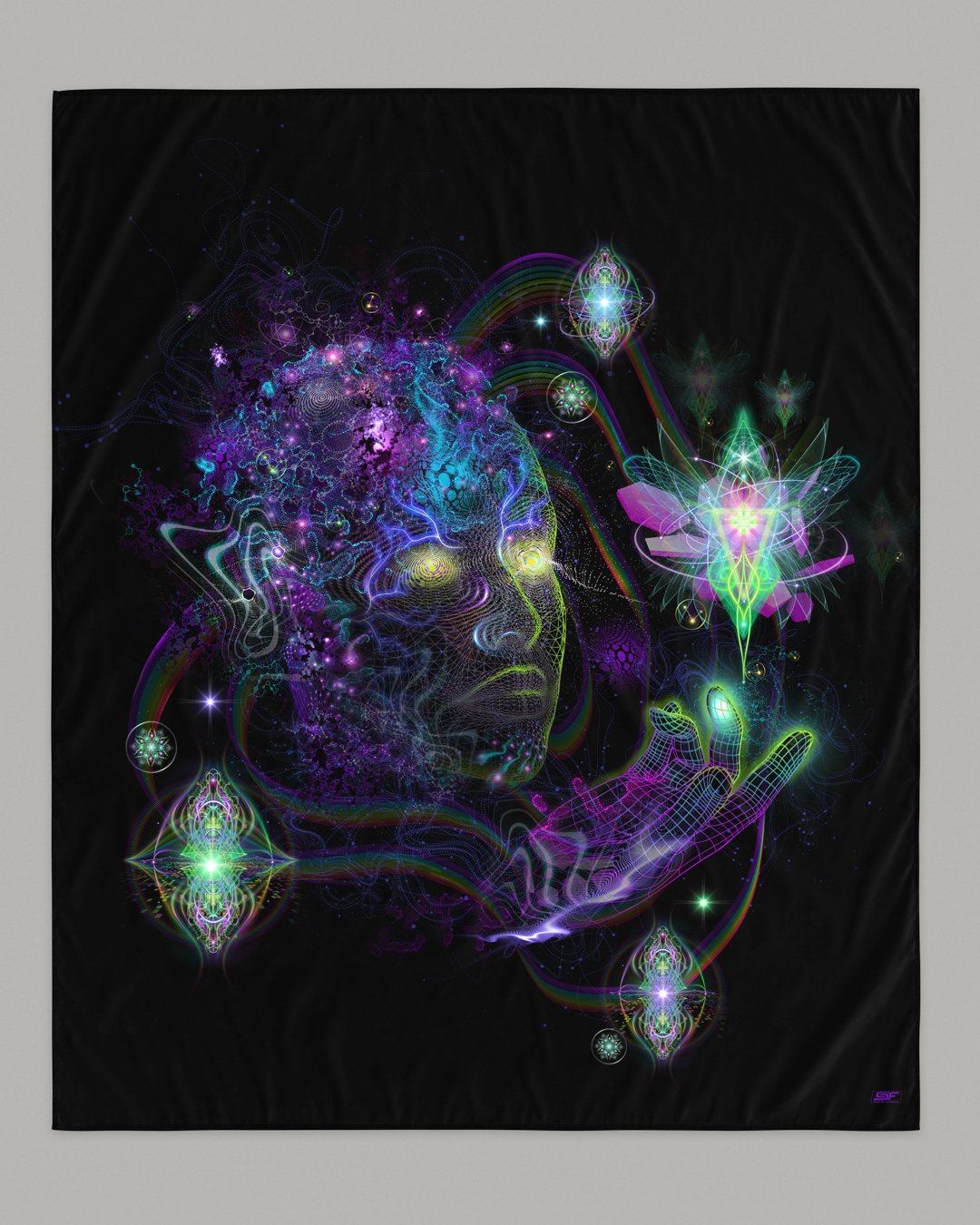 Astral Dance | UV/RGB Reactive Tapestry
