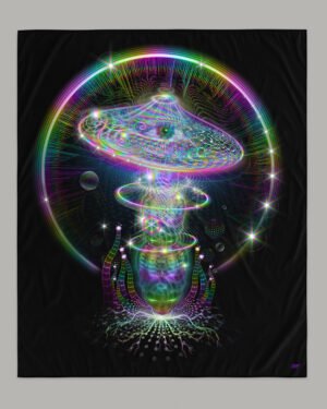 Entheopsybin | UV/RGB Reactive Tapestry