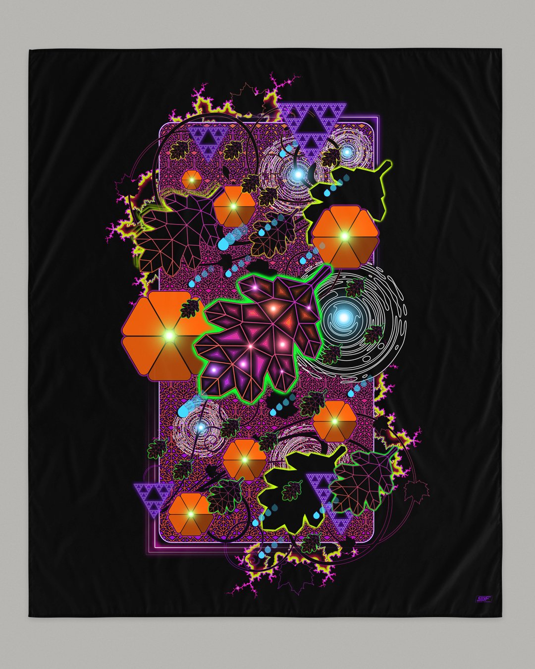 Sublimation | UV/RGB Reactive Tapestry